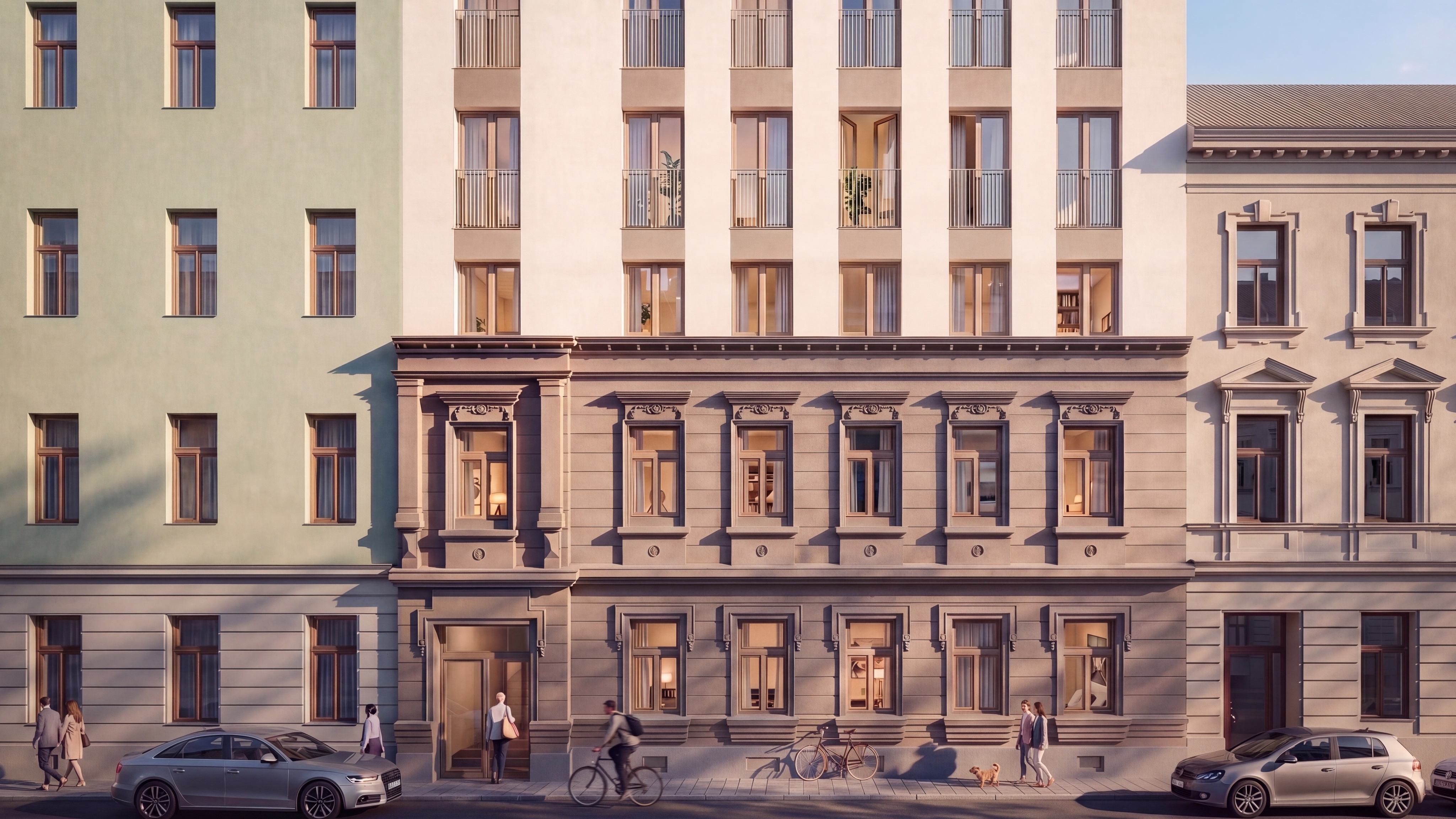 Fassade Detail Visualisierung